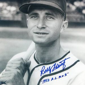 BOBBY  SHANTZ  PHILADELPHIA A'S 1952 A.L. MVP SIGNED