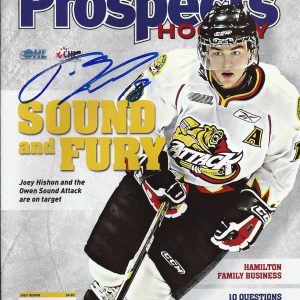 Joey HISHON Signed PROSPECTS Magazine AVALANCHE