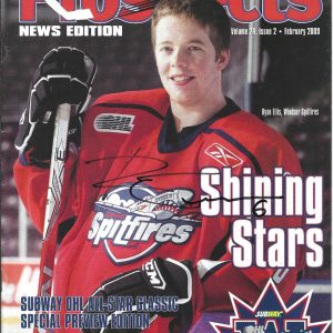 Ryan Ellis Signed Prospects Magazine Windsor Spitfires Philadelphia Flyers