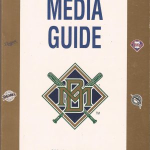 MILWAUKEE BREWERS MLB BASEBALL 1998 MEDIA GUIDE VINTAGE GREAT COLOR RARE