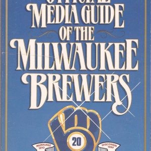 MILWAUKEE BREWERS MLB BASEBALL 1989 MEDIA GUIDE VINTAGE GREAT COLOR RARE