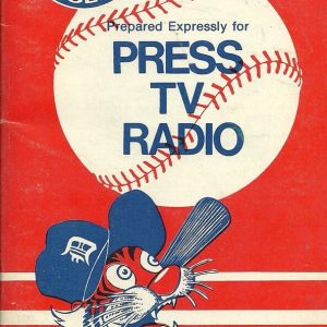 DETROIT TIGERS MLB BASEBALL 1978 MEDIA GUIDE VINTAGE GREAT COLOR AUTHENTIC RARE