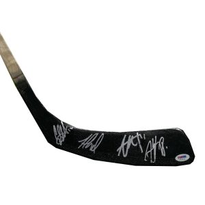 Staal Brothers Eric Jordan Marc & Jared Signed Full Size Stick PSA/DNA LOA COA