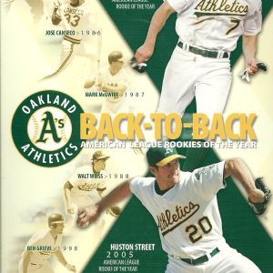 OAKLAND ATHLETICS MLB BASEBALL 2006 MEDIA GUIDE VINTAGE slight crease AUTHENTIC