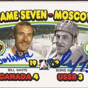 Bill White Boris Mikhailov Signed 2009 ITG Year In 1972 Card