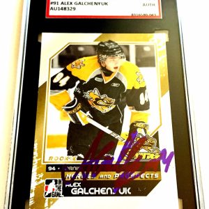 ALEX GALCHENYUK SIGNED 2010/11 HEROES AND PROSPECTS CARD #91 SGC AUTHENTICATED