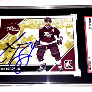 ZACH BOGOSIAN SIGNED 2007/08 HEROES AND PROSPECTS CARD #182 SGC AUTHENTICATED