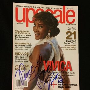 Vivica A Fox Signed Upscale Magazine