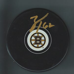 Zach Trotman Signed Boston Bruins Puck