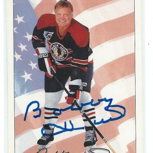 Bobby Hull Signed 1991/92 Ultimate Original Six Card #77