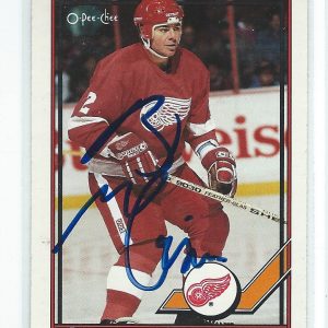 Brad McCrimmon Signed 1991/92 O-Pee-Chee Card #79