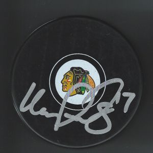 Wayne Presley Signed Chicago Blackhawks Puck