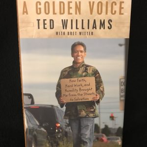 The Man With A Golden Voice Ted Williams Signed "A Golden Voice" Book