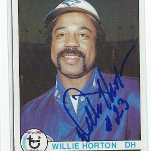 Willie Horton Signed 1979 Topps Card #239