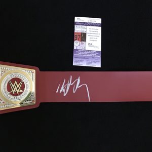 Bill Goldberg Signed WWE Raw Universal Championship Toy Belt JSA COA U73353
