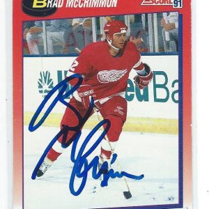 Brad McCrimmon Signed 1991/92 Score Canadian Card #16