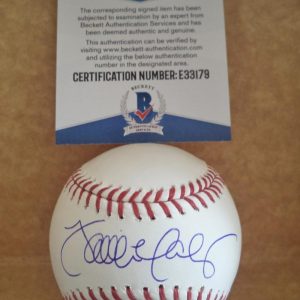 XAVIER NADY YANKEES/CUBS/GIANTS SIGNED AUTOGRAPH M.L BASEBALL BECKETT E33179