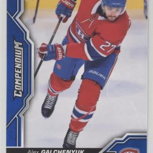 Montreal Canadiens 2018-19 Upper Deck Compendium Blue Parallel Card Team Set