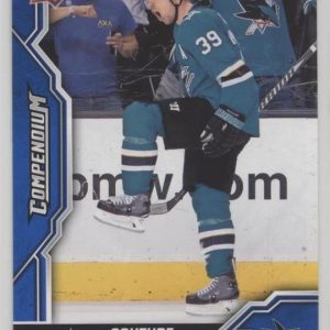 San Jose Sharks 2018-19 Upper Deck Compendium Blue Parallel Card Team Set