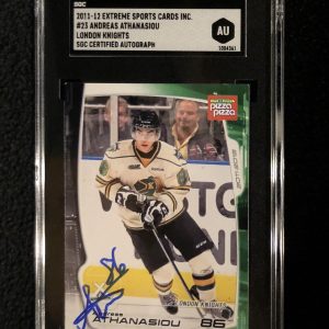 ANDREAS ATHANASIOU SIGNED LONDON KNIGHTS CARD SGC AUTHENTICATED AU1004361
