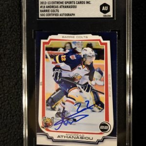 ANDREAS ATHANASIOU SIGNED BARRIE COLTS CARD SGC AUTHENTICATED AU1003458