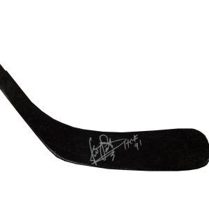 Denis Potvin Signed & Inscribed "HOF 91" New York Islanders Stick Blade
