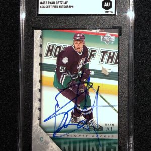 Ryan Getzlaf Signed 2005/06 Upper Deck Young Guns Rookie Card #432 SGC Certified