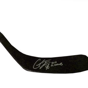 Colin Fraser Signed & Inscribed "2010 Stanley Cup Champs" Blackhawks Stick Blade
