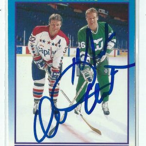 Dale & Mark Hunter Signed 1991/92 Score NHL Brothers Card #336