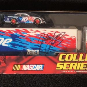 Johnny Benson Signed Racing Champions Chase The Race Transporter Stock Car Set