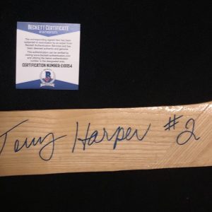 Terry Harper Signed Montreal Canadiens Northland Stick Beckett COA