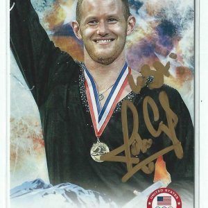 John Coughlin Signed 2014 Topps US Olympic Team Card #19 Figure Skating