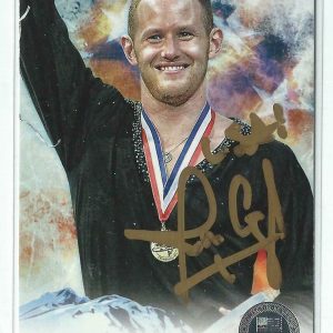 John Coughlin Signed 2014 Topps US Olympic Team Silver Card #19 Figure Skating