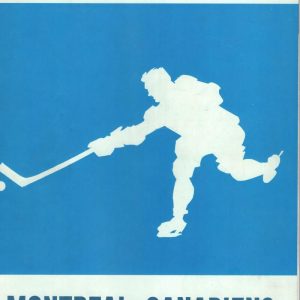 NEW YORK RANGERS MONTREAL CANADIENS 2/12/67 MSG PROGRAM VINTAGE W/ COA