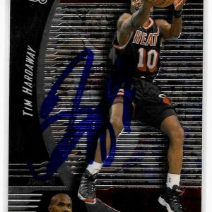 Tim Hardaway Signed 1998/99 Ionix Card #33