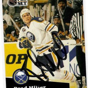 Brad Miller Signed 1991/92 Pro Set Card #354