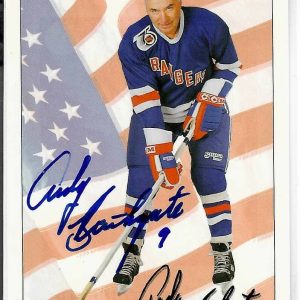 Andy Bathgate Signed 1991/92 Ultimate Original Six Card #74