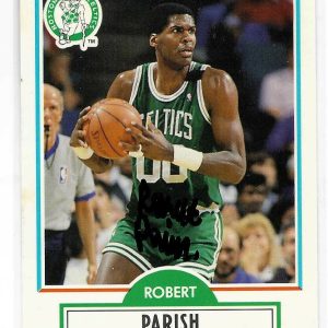 Robert Parish Signed 1990/91 Fleer Card #13