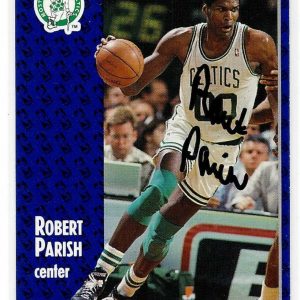 Robert Parish Signed 1991/92 Fleer Card #14