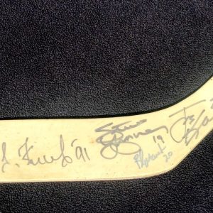 Detroit Red Wings Alumni Legends Autographed Stick Signed By 27 JSA COA