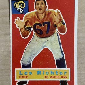 1956 TOPPS LES RICHTER LOS ANGELES RAMS HOF #30 EX-MT