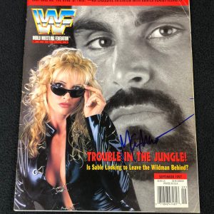 Marc Mero Signed WWF Magazine September 1997 WWE