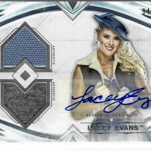 Lacey Evans 2020 Topps Undisputed WWE Autograph Dual Relic Card DRA-LE 94/99