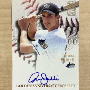 ROCCO BALDELLI TAMPA BAY RAYS SIGNED AUTOGRAPHED 2000 TOPPS CARD #GAA-RB