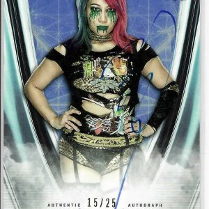 Asuka 2020 Topps Undisputed WWE Autograph Blue Card A-AS 15/25