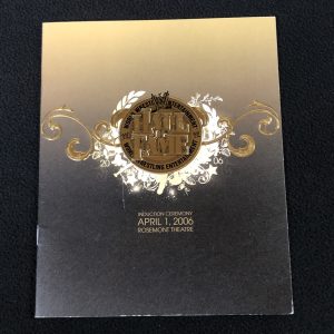 WWE HOF Class Of 2006 Program Signed By 6 JSA LOA COA WWF