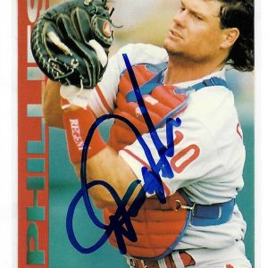 Darren Daulton Signed 1994 O-Pee-Chee Card #123 Philadelphia Phillies