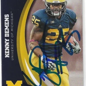 Kenny Demens Signed 2015 Panini Card #23 Michigan Wolverines