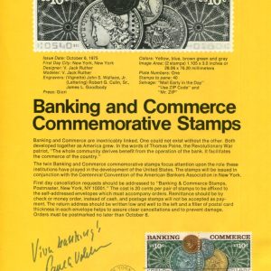 Paul Volcker Chairman of the Federal Reserve Signed Autograph FDC Sheet