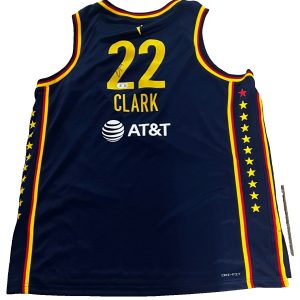 CAITLIN CLARK signed (INDIANA FEVER) WNBA basketball jersey BECKETT AE38115